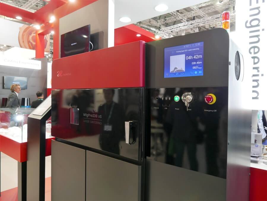 Imprimante 3D à Frittage Laser XYZprinting MfgPro-230-xS présent sur les salons industriels